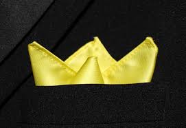 Tuxedo, black bow tie, and white pocket square. How To Fold A Pocket Square Cagney Fold Pocket Square Folds Mens Accessories Fashion Pocket Square