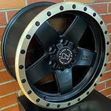 Wrs 5407 Matt Black Bronze Lip Off Road Jant Off Road Jant Bronze