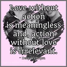 Nov 20, 2020 · so many people walk around with a meaningless life. Love Without Action Is Meaningless And Action Without Love Is Irrelevant Deepak Chopra Quotes Deepak Chopra Chopra Quotes