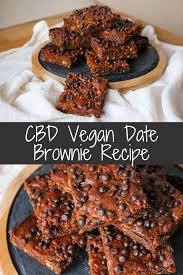 Simple Cbd Vegan Date Brownies Recipe Simply Add Cbd Recipe Brownie Recipes Tasty Ingredients Recipes