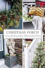 Easy Outdoor Christmas Decorating Ideas For A Tiny Front Porch In 2020 Christmas Porch Decor Outdoor Christmas Decorations Christmas Decorations For The Home