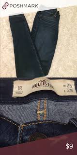 Hollister Regular Skinny Jeans Barely Worn Width And Length