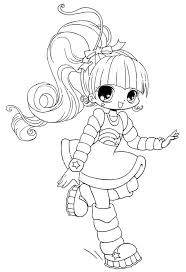 For boys and girls, kids and adults, teenagers and toddlers, preschoolers and older kids at school. Long Haired Chibi Anime Character Coloring Page Coloring Sky