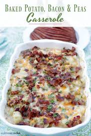 Cook stirring constantly, 1 minute. Baked Potato Bacon And Peas Casserole Perk Up Your Potatoes