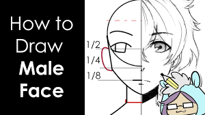 How To Draw Male Face Anime Manga Tutorial Youtube I tend to draw better without make sure that they are big! how to draw male face anime manga tutorial