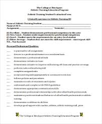 The majority of sports training programs do not attend to the athlete as a complex being. Free 9 Sample Trainer Evaluation Forms In Ms Word Pdf