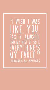 Green Family Blog 2020 Best Song Lyrics Best Songs Nirvana Lyrics