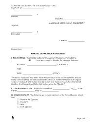The official home page of the new york state unified court system. Free New York Marital Settlement Divorce Agreement Word Pdf Eforms