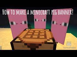 Maybe you would like to learn more about one of these? Minecraft How To Make A Pig Banner Youtube