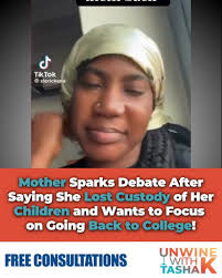 (#AD) — A mom is sparking conversation online after saying she lost custody  of her children and is now prioritizing going back to college.