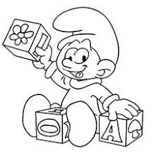 Smurf Coloring Pages Free Printables Momjunction Coloring Books Coloring Pages Bear Coloring Pages