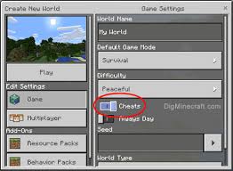 Scroll down until you see the activate cheats toggle. How To Turn On Cheats To Run Commands In Minecraft