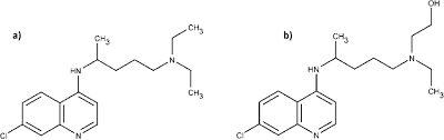 a) Chloroquine and (b) hydroxychloroquine. | Download Scientific ...