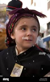 Young Asturian girl Stock Photo