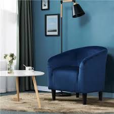 We did not find results for: Yaheetech Velvet Club Chair Accent Arm Chair Upholstered Barrel Chair With Armrest For Living Room Bedroom Navy Blue
