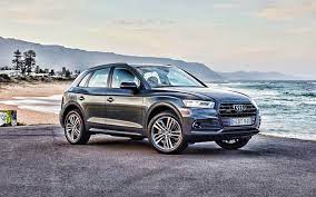 Download Imagens Audi Q5 4k Mar 2019 Carros Crossovers Cinza Q5 2019 Audi Q5 Carros Alemaes Audi Audi Q5 Super Luxury Cars Audi