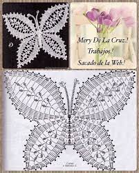Mariposa Crochet Patron Crochet Butterfly Pattern Crochet Butterfly Free Pattern Crochet Diagram