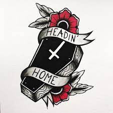 Interestingly enough, in many initiation ceremonies, the initiate is placed inside a. Pin By Brett Sparks On Art Coffin Tattoo Old School Tattoo Designs Gothic Tattoo
