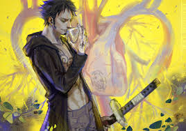 Also known as the surgeon of death, trafalgar law is a powerful pirate on the seas of one piece. Desktop Wallpaper Trafalgar D Water Law Trafalgar Law One Piece Art Katana Hd Image Picture Background 34qujx