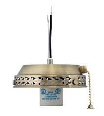 Wondering if ceiling fan light kits are interchangeable and universal? Hunter Fans Globe Fitter 1 Light Fan Light Kit In Antique Brass No Glass 25252