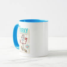 Toy Story 4 Retro Forky Toy Ad Mug Zazzle Com Mugs Graphic Design Tutorials Learning Animated Movies For Kids