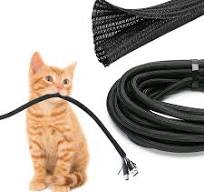 JOTO 1 Pack Cable Management Sleeve, 15 Feet Cord Organizer System with Zipper for TV Computer Office Home Entertainment, Flexible Cable Sleeve Wrap ...