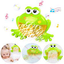 Baby big frogs automatic bubble maker blower toy music bathtub soap machine. Zioblw Frog Bubble Machine For Baby Bath Toys Musical Bathtub Bubble Toy Bubble Maker With Nursery Rhyme For Infant Baby Children Kids Happy Tub Time Bubble Machine For Boys And Girls Aged 1