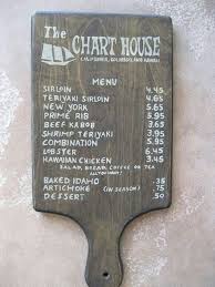 Chart House Menu Restaurant Wedding Menus Design Restaurant Decor