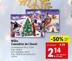 Offre Milka Calendrier De L Avant Chez Lidl