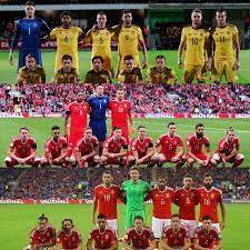 The team had to wear trial jerseys without the prince of wales feathers because someone packed the wrong kit! Wales Can T Seem To Take A Good Team Photo Funny