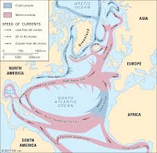 The gulf stream, together with its northern extension, the north atlantic drift, is a powerful, warm, and swift atlantic ocean current that originates in the gulf of mexico, exits through the strait of florida. Climate The Gulf Stream Britannica