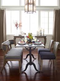 Get the best deal for wooden dining room benches from the largest online selection at ebay.com. Livingston Modern Classic Curved Back Grey Dining Bench Long Above 55 W Kathy Kuo Home