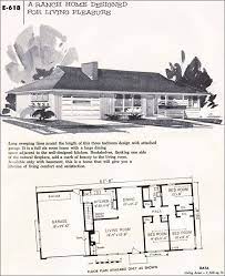 The original ranch style, developed in the united states in the early 20th century, before world war ii 13 Plan No E 618 Ranch Style Homes Craftsman House Plans Vintage House Plans