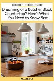 Butcher Block Countertop Or Wood Countertops What To Know Butcher Block Countertops Kitchen Wood Countertops Kitchen Wooden Countertops Kitchen