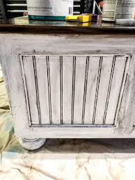 Mixing glaze is a clear satin liquid that is mixed with latex based paints to increase project working time and transparency. Glazing Furniture Diy Coffee Table Makeover Bower Power