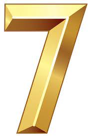 Gold Number Seven Png Clipart Image Clip Art Gold Number Bubbles Wallpaper