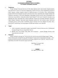 Check spelling or type a new query. Laporan Koordinasi Dg Tokoh Informal