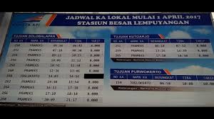 Keberangkatan ka jarak jauh dari purwosari tujuan lempuyangan : Jadwal Tiket Kereta Api Solo Jogja Prameks