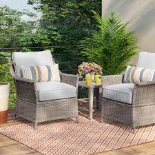 Foxborough 3pc Patio Chat Set Gray Threshold Conversation Set Patio Outdoor Furniture Patio Furniture Sets
