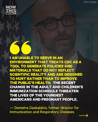 This might be the best quitting story we've ever seen: Demetre Daskalakis,  former director of the CDC's National Center for Immunization and  Respiratory Disease, posted the resignation letter he submitted