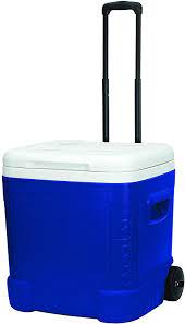 Keep food and drinks cool with the coleman 3000001838 wheeled cooler the coleman 60 qt. Amazon Com Igloo Ice Cube 60 Quart Roller Cooler Ocean Blue Home And Garden Products Sports Outdoors