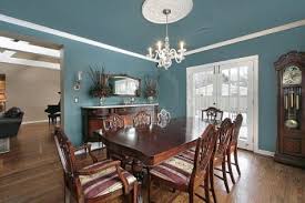 Your dining room paint color can set the tone for dinner parties and family gatherings, so it's important to consider what kind of mood you want to create. Slate Blue Room Novocom Top