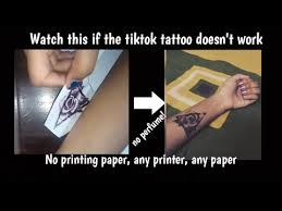 Remember that the image you will then put on your skin as a tattoo will be the reverse of the image you now see. Diy Temporary Tattoo With Any Printer And No Special Printing Paper Or Perfume Super Easy Youtube