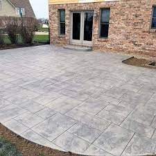 Top 50 Best Stamped Concrete Patio Ideas Outdoor Space Designs Concrete Patio Designs Concrete Backyard Concrete Patio