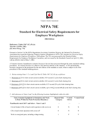 Nfpa Chart