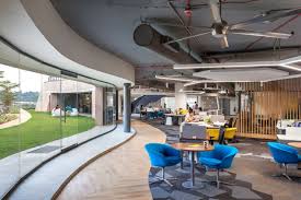 Headquarters Design For Titan Bangalore Workplace Design Commercial Interior Design Commercial Design