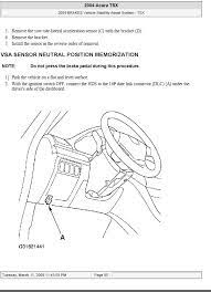 Error Code 84 Vsa Sensor Neutral Position Memorization Acura Tsx Forum