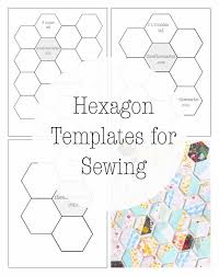 Hope that helps and that's a great idea for another post to show how it's done. Hexagon Templates For A Hexie Quilt Or Project Hexagon Quilt Pattern Hexie Quilt Hexie Quilts Patterns