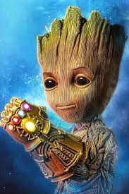 INFINITY GAUNTLET PAINTING $10.00