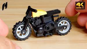 How To Build Lego Scrambler Motorcycle Moc 4k In 2021 Lego Cars Lego Lego Motorcycle